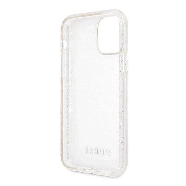 Etui Guess Glitter na iPhone 11 Pro - srebrne