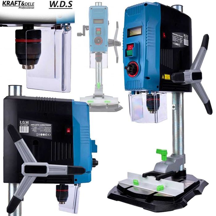 KRAFT&DELE W.D.S Wiertarka Stołowa Laser Wyświetlacz LCD 2000w WDS2140