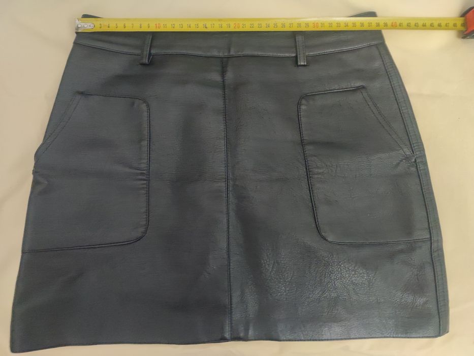 Юбка гарна з єкошкіри