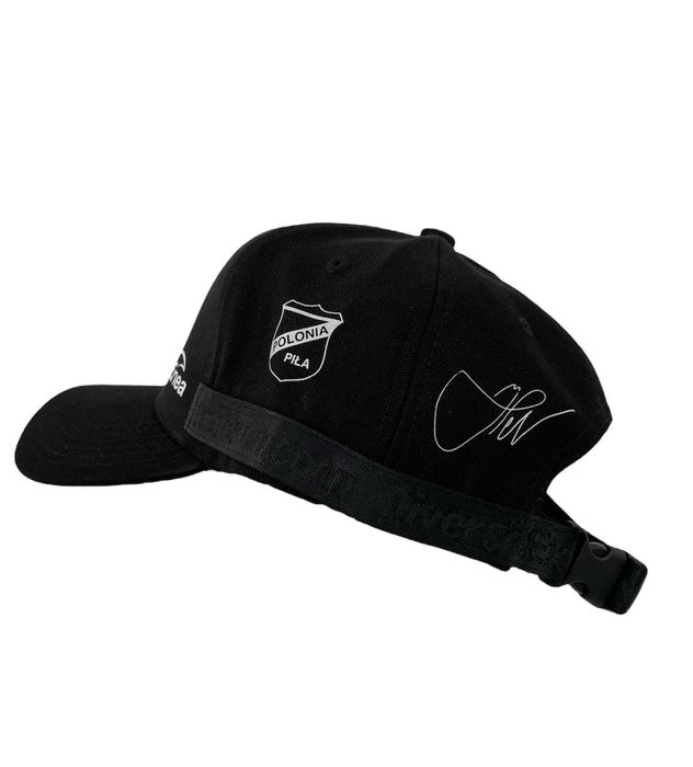 Czapka z daszkiem z podpisem żużlowca HANSA NIELSENA