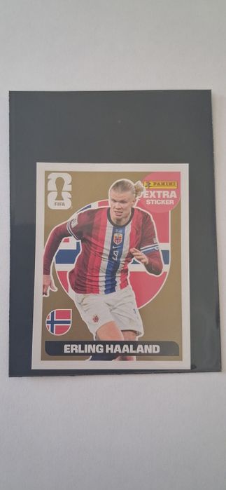 Erling Haaland Gold -Extra sticker