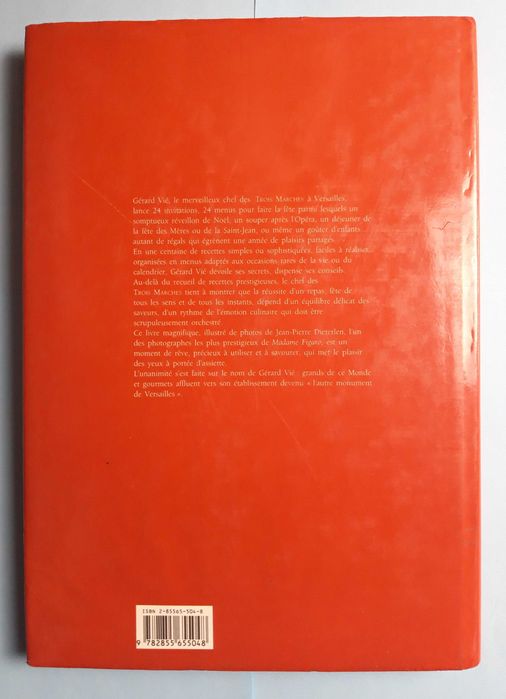 Livro - Olivier Orban - Les Tables de Fête de Gérard Vié VSO