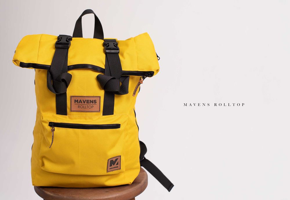 Mochilinha Mavens Rolltop para bagagem de mão,Ryanair Wizzair 40x20x25