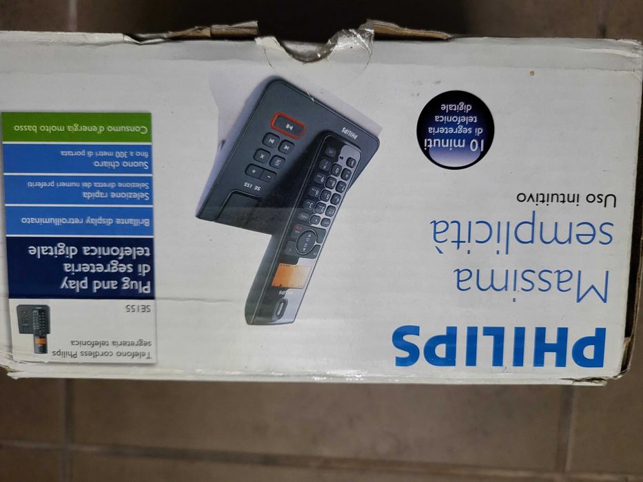 Telefon stacjonarny bezprzewodowy Philips SE155