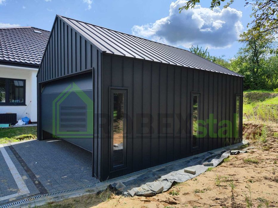 Garaż na rąbek 5,80x6,00 każdy wymiar transport cała polska