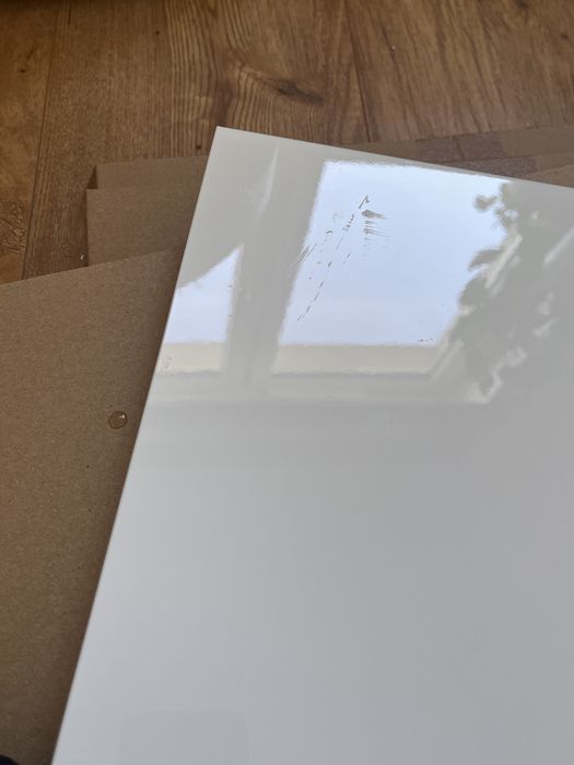 Białe fronty do kuchni IKEA METHOD wysoki polysk 15 sztuk