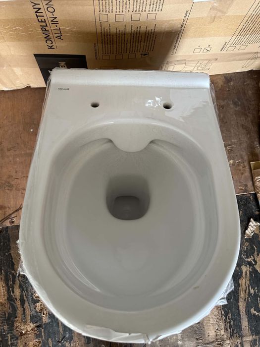 Zestaw podtynkowy WC Cromo Czarny Cersanit