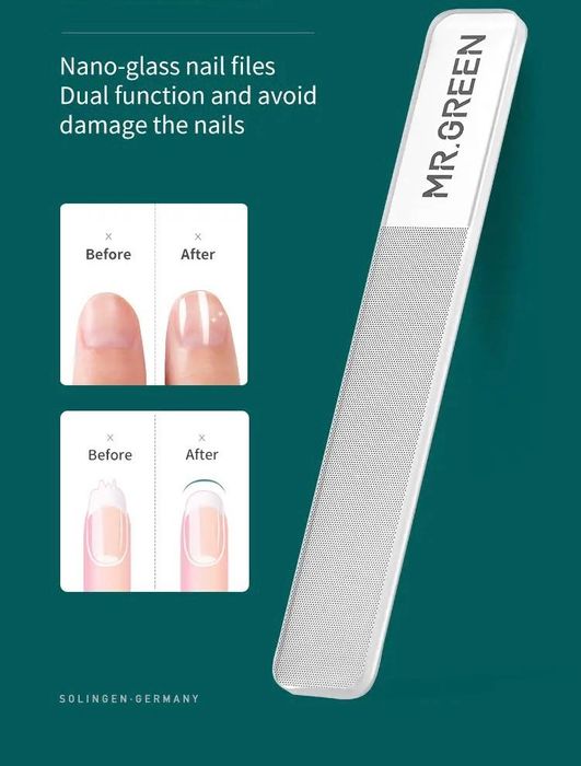 MR.GREEN Кусачки і пилочка для нігтів. Манікюрні ножиці / щипці