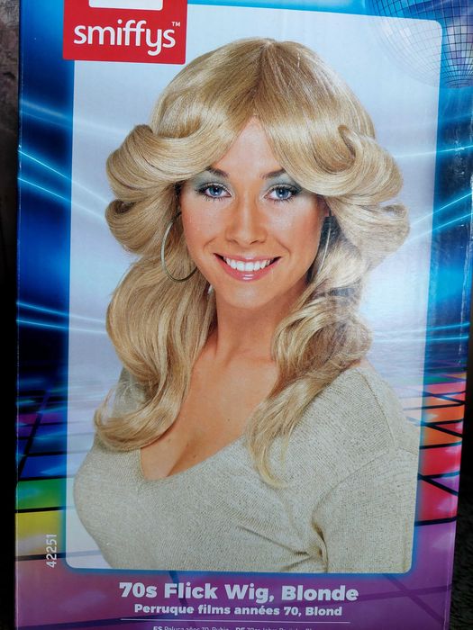 Peruka blond karnawałowa