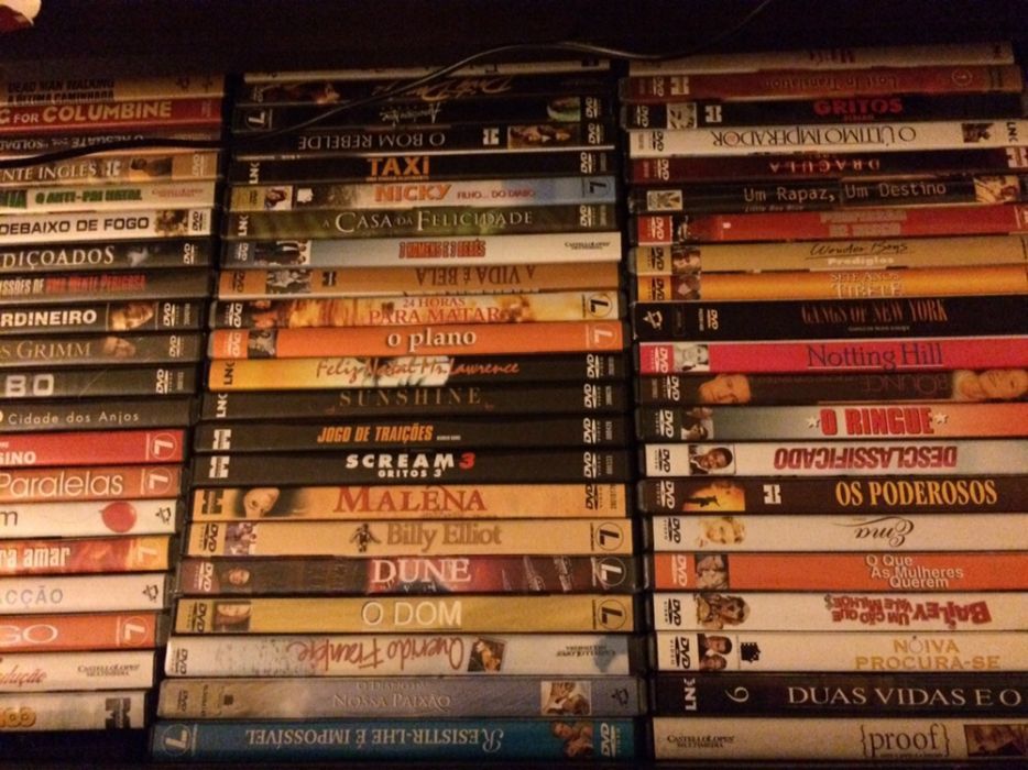 191 dvd originais em caixa