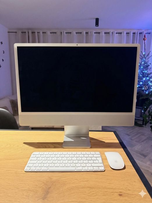 IMac 24” M1 8/256 GB w stanie idealnym - wersja z 4 portami