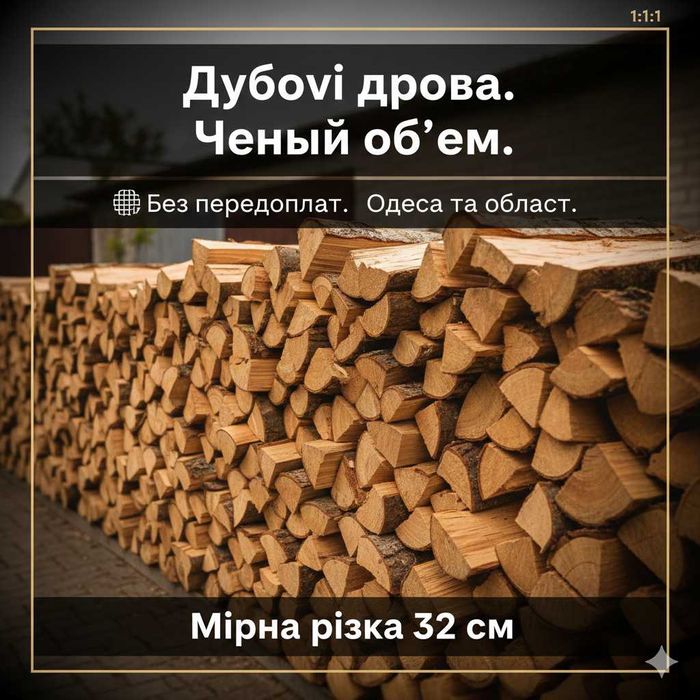 Дрова в руках, не в обещаниях — Одесса/область, без предоплаты