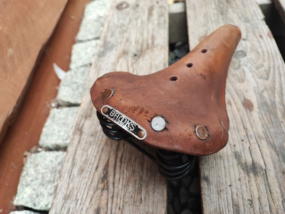 Siodełko rowerowe Brooks Conquest ALL Terrain skóra Retro MTB