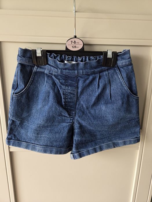 Krótkie spodenki miekki jeans M&S Marks&Spencer r. 116cm 5- 6lat
