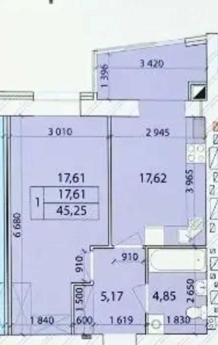 Продам 1 ком ЖК Лесной Масаны дом сдан