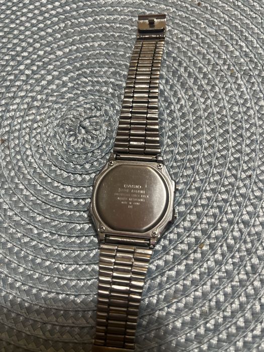 relogio casio vintage prateado como novo