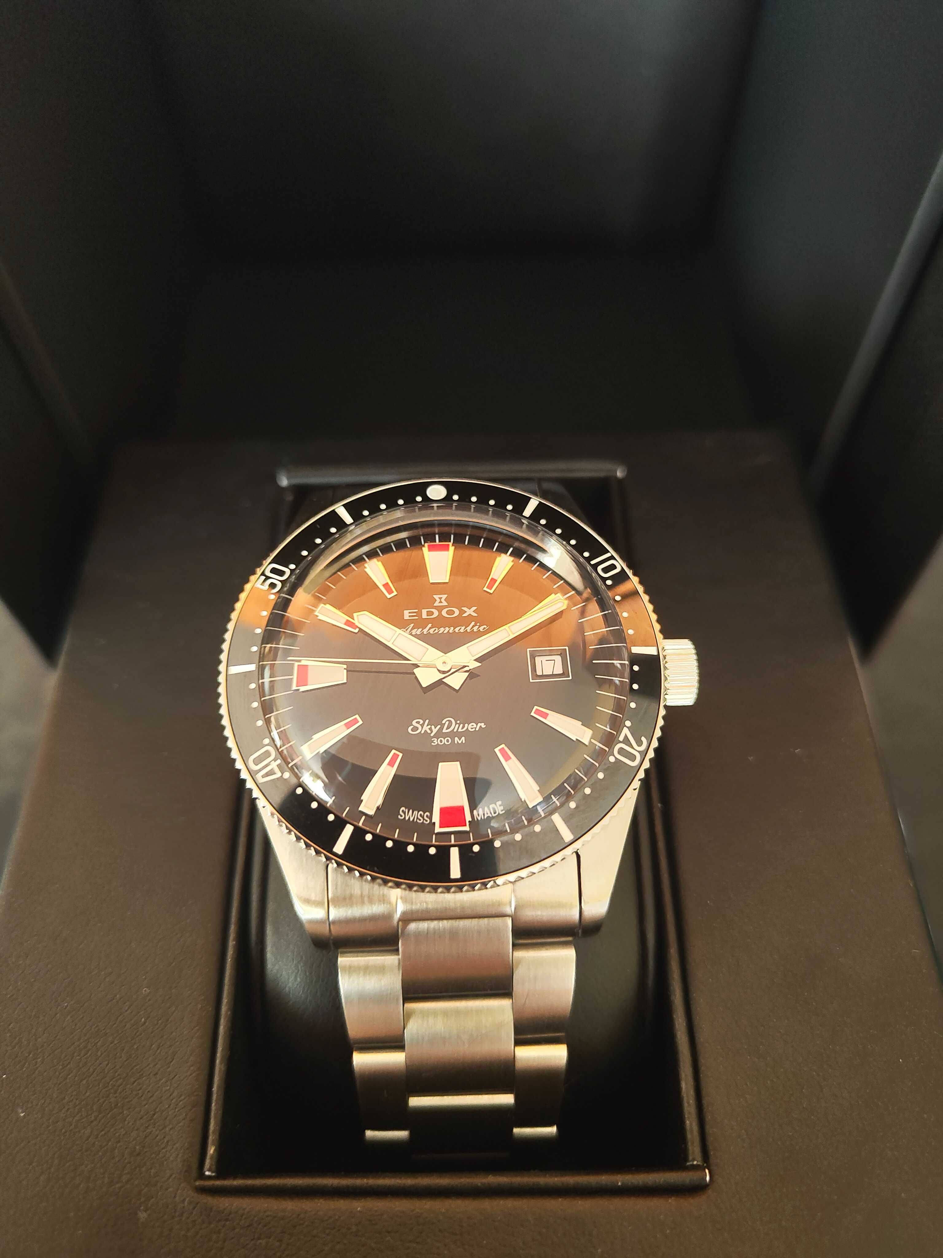 【希少】DISCOVERED NEWS-ED DC NS-BL Edox SkyDiver Limited Edition 80126 3NSW NISW Wrocław Krzyki