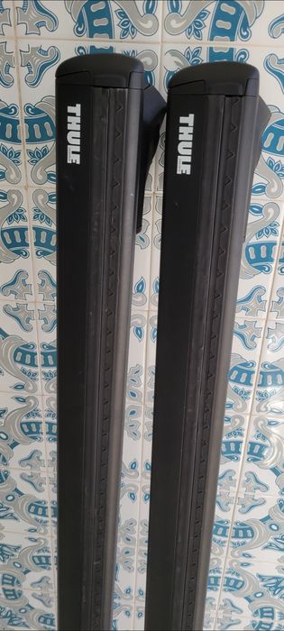 Barras tejadilho Thule wingbar evo black 127cm + kit 710410. Excelente