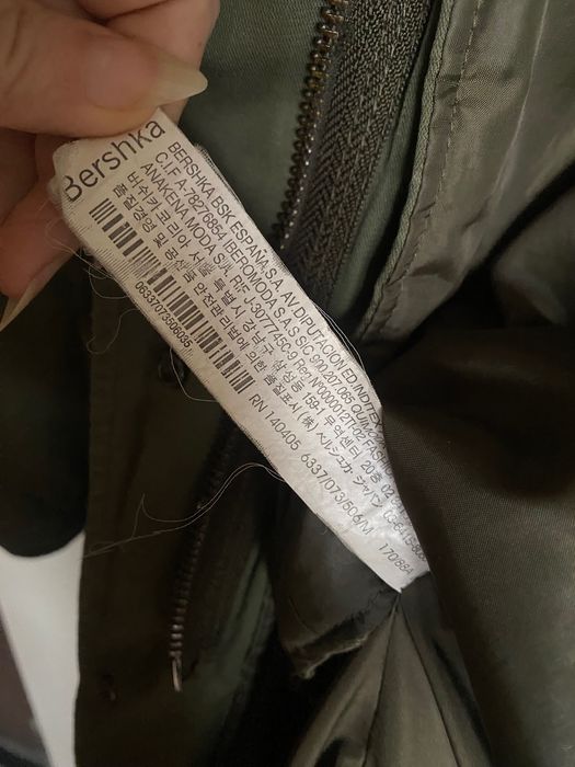 Bershka kurtka parka M na L ocieplana