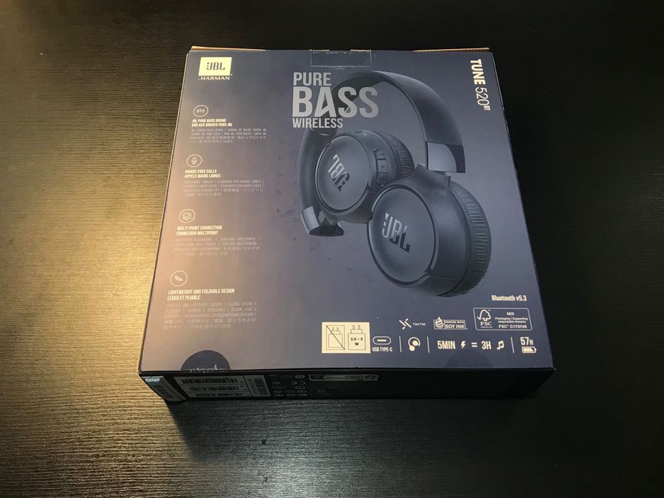 JBT słuchawki, Tune 520 BT