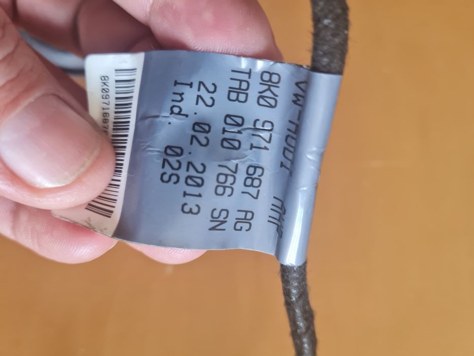 Cabo porta traseira esquerda audi a4 B8