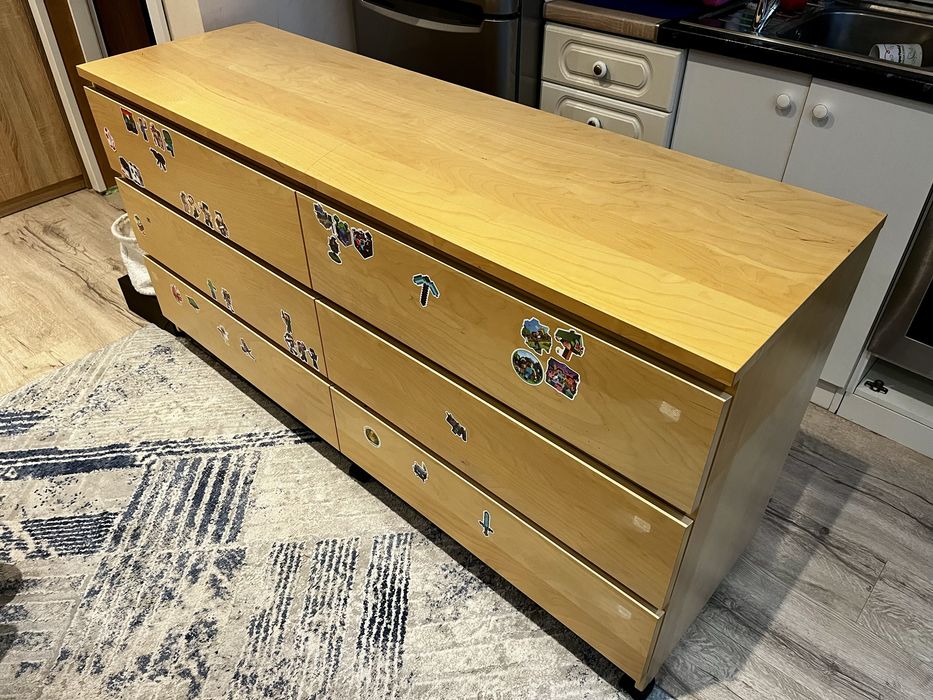 Komoda IKEA MALM 6 szuflad