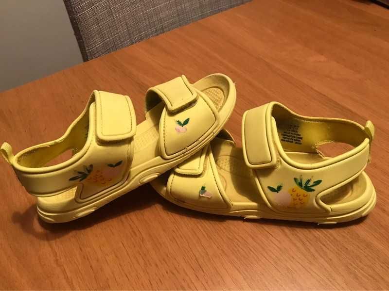 Sandálias de verão leves e de uso na água H&M Amarelas T30-31