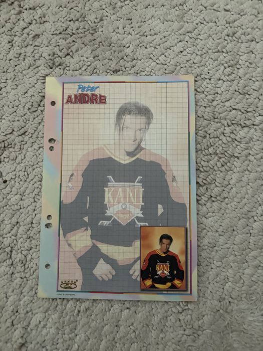 Duża karteczka do segregatora peter andre a5 muzyka nomico lata 90 y2k