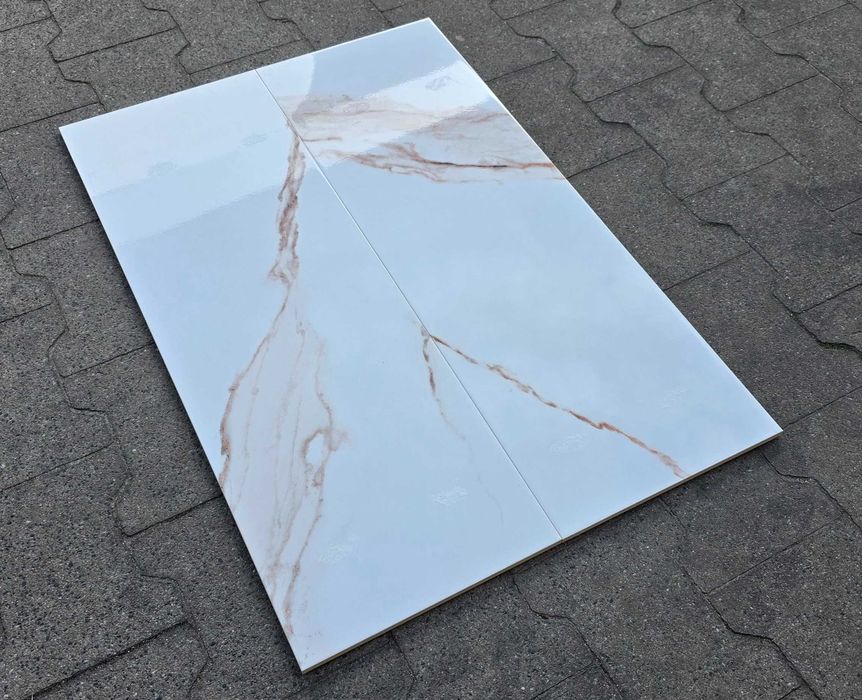 Płytka ścienna Calacatta Gold 25x75 w połysku | TANIA | ŁAZIENKA | WYSYŁKA