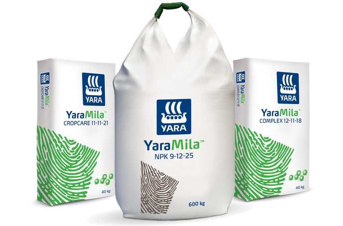 nawóz YaraMila COMPLEX 12-11-18 worek 25kg nawozy wieloskładnikowe