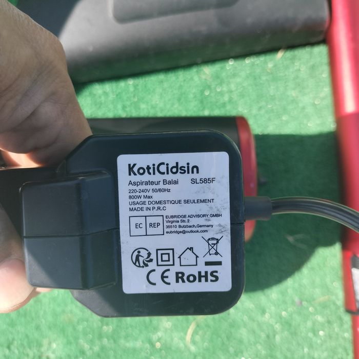 Odkurzacz pionowy Koticidsin sl585f czerwony 800w