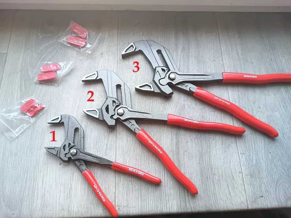Szczypce nastawne 30,4cm z nakładkami ochronnymi nr. 3