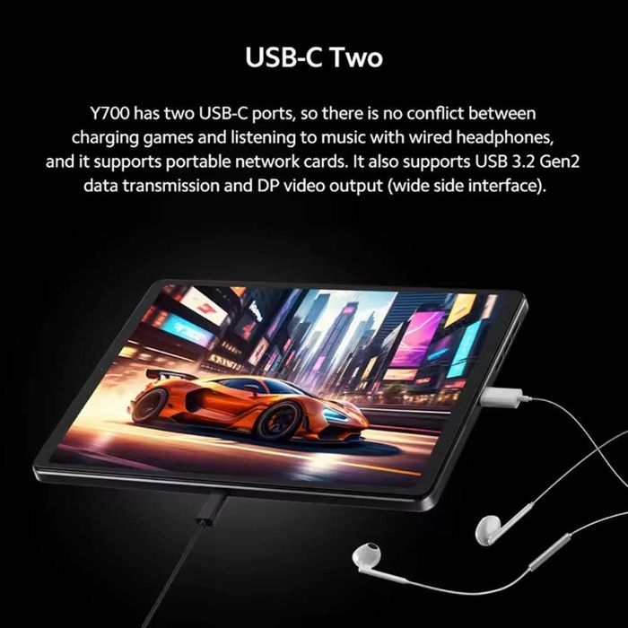 Планшет Lenovo LEGION Y700 2025 12/256GB 8.8" 165Hz Snapdragon 8 Gen3