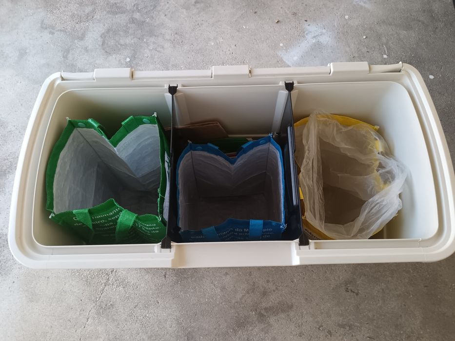 Balde para reciclagem
