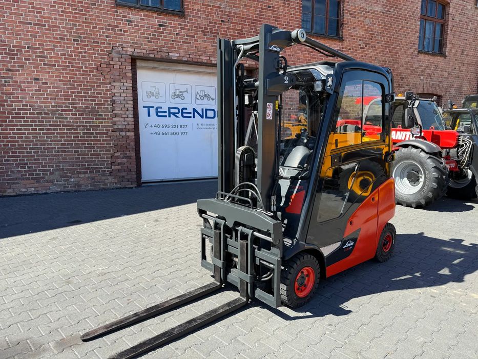Linde H16T-01  FV23% Import Stan Idealny Po Serwisie LPG Pozycjoner Kabina