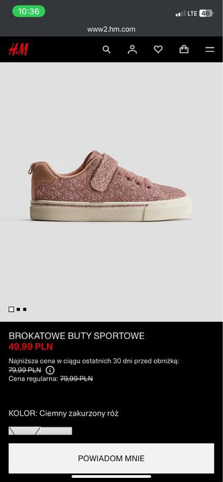 Sprzedam trampki dla dziewczynki.