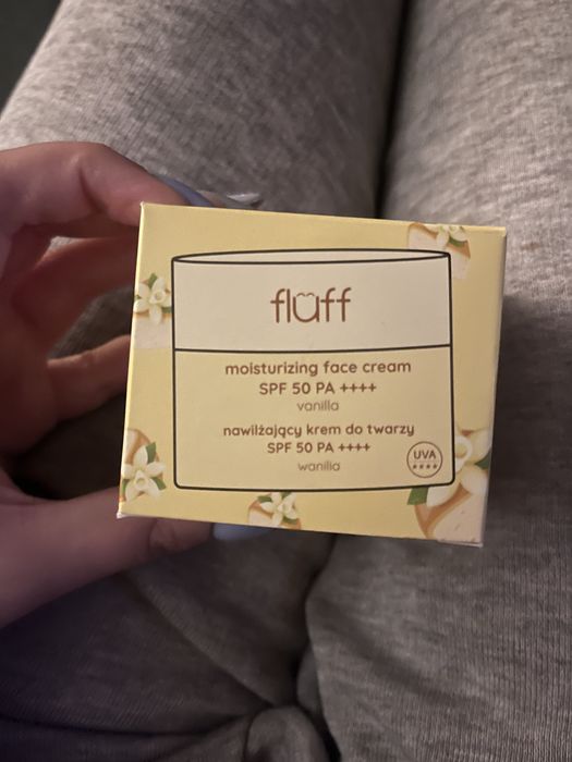 Nowy krem nawilżający do twarzy Fluff SPF 50 wanilia