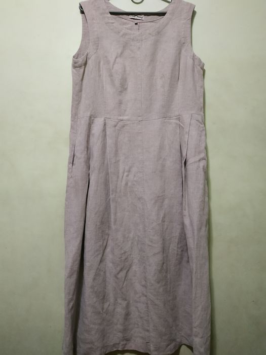 Платье лен L -XL