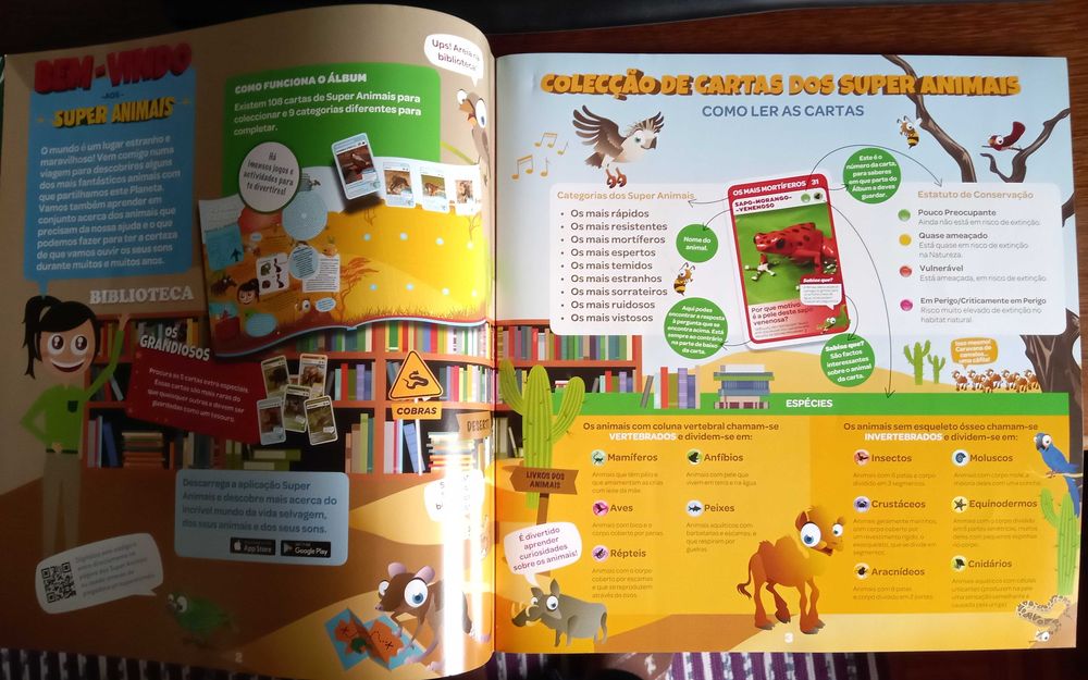 Super Animais - - - Colecção Completa - Pingo Doce - - - - - Cromos