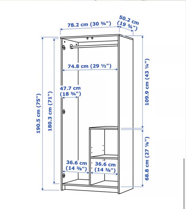 Szafa biała ikea
