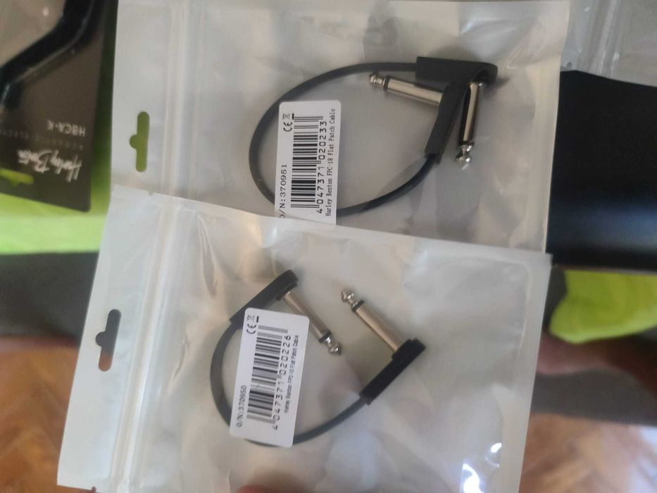 jacks Flat Patch (ideal pedalboards ou pedais guitarra) NOVOS 6.3mm