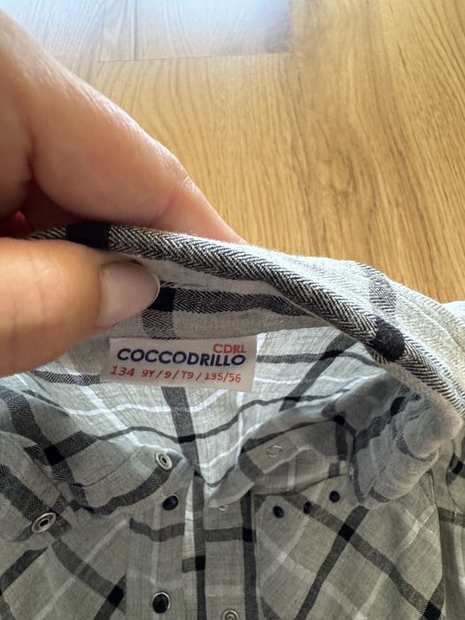 Koszula w kratę dziewczęca Coccodrillo