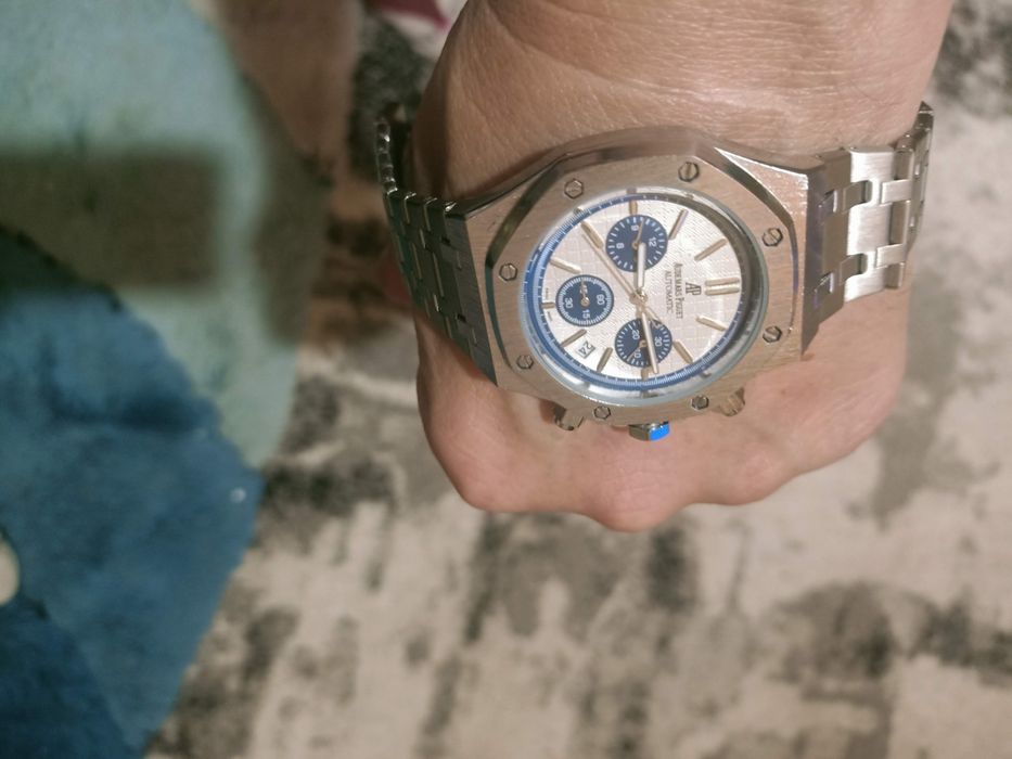 Zegarek srebrny męski