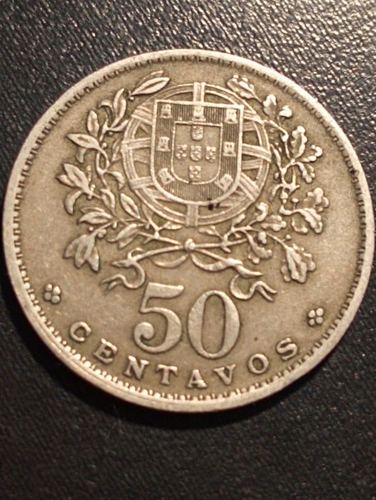 50 centavos - Republica Portuguesa	1960 - Portugal -  Soberba