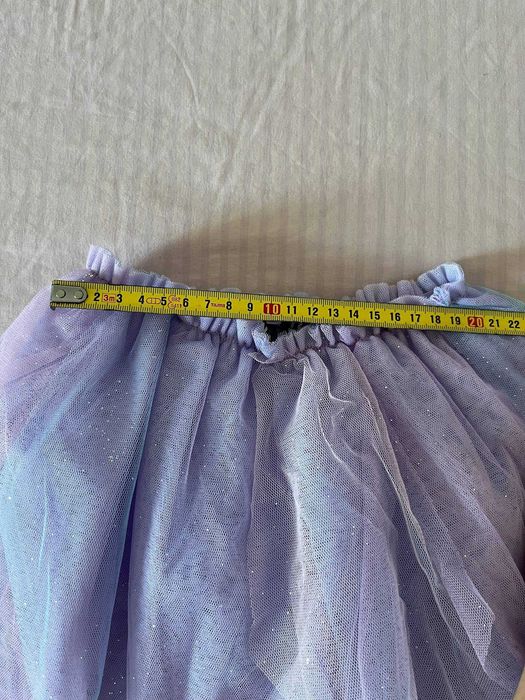 Saia tutu lilás Zara com bandolete a condizer 3-6 anos