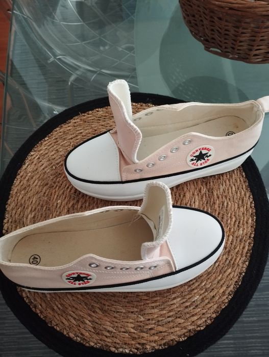 Sapatilhas usadas uma vez