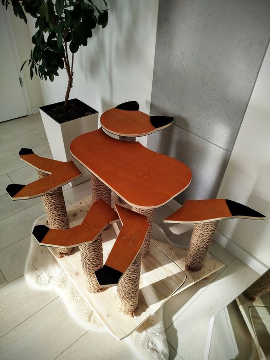 Legowisko drapak dla kota rękodzieło