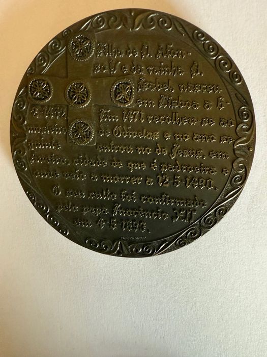 Medalha de Bronze - Princesa Santa Joana