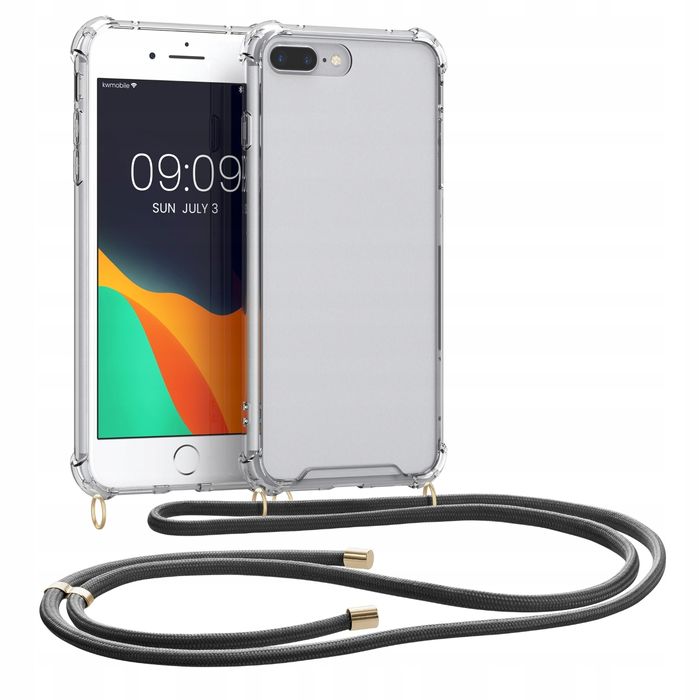 etui kwmobile kompatybilne do apple iphone 7 plus/ 8 plus czarny