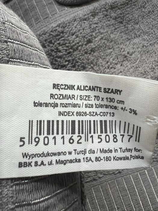 Ręczniki alicante komplet home and you + gratis